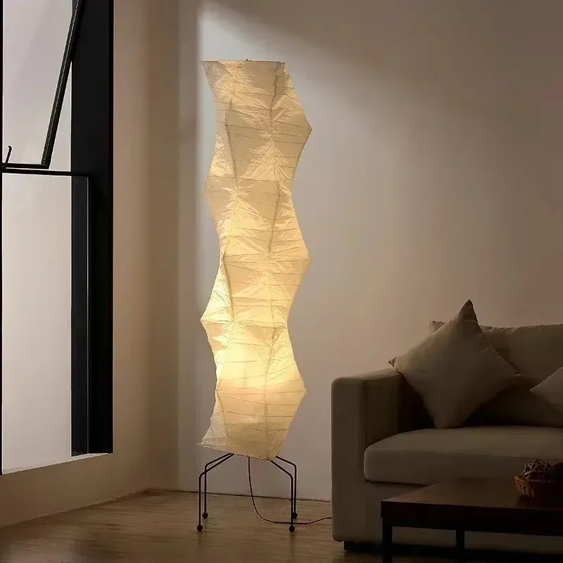 

Designer Akari Noguchi Yong Floor Lamps LED Rice Paper Stand Light Home Decor Living Room Office Coffee Gaming Room Decor Lights