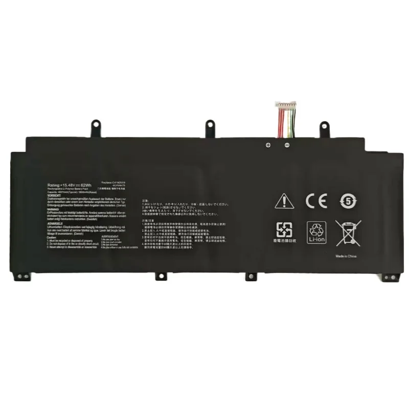 New C41N2009 15.48V 62Wh 3890mAh Battery for ASUS ROG Flow X13 PV301 PV301QH GV301 GV301Q GV301QC High Quality Laptop Battery