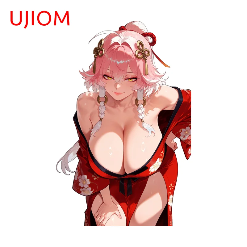 UJIOM Changli Anime Figure Big Breasts Wall Sticker Trendy Popular Personality Adhesive Decal Suitable For Vinyl Material