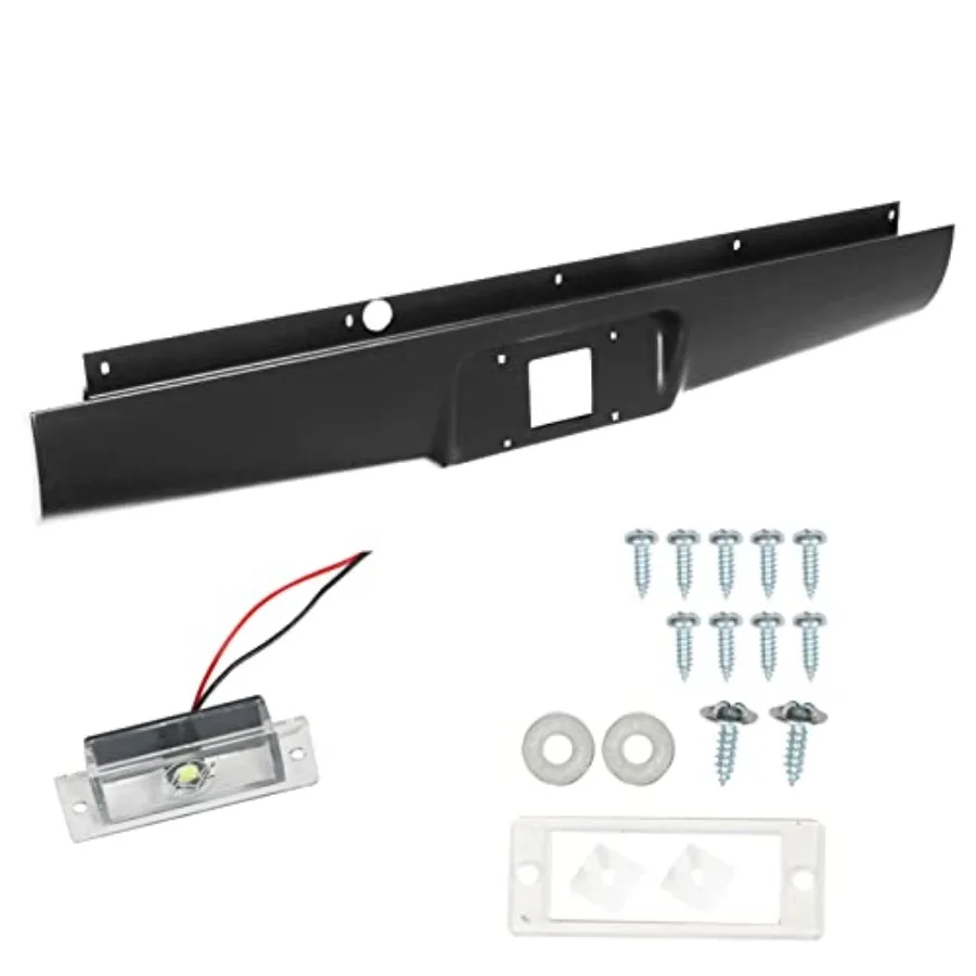 

Rear Steel Bumper Roll Pan Replacement for Chevy Colorado 2004-2012 Primed 05 06 07 08 09 10 11