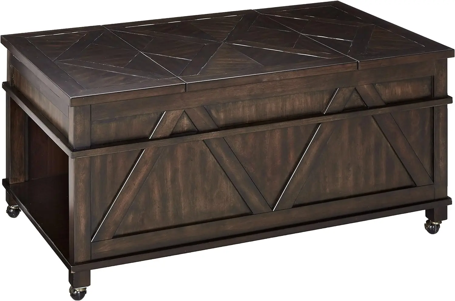 

Progressive Furniture Foxcroft Storage Cocktail Trunk, Brown