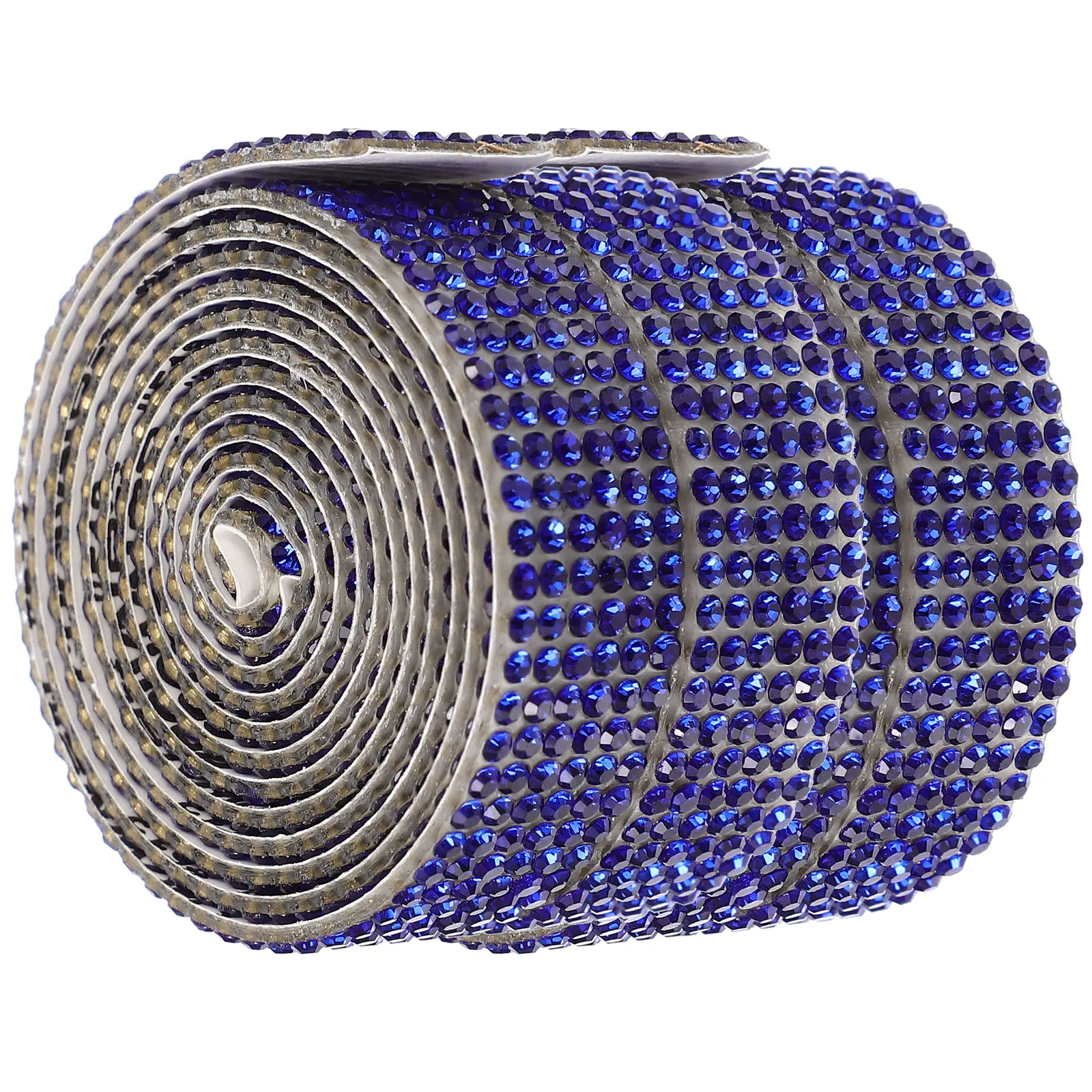 

Self Adhesive Rhinestone Ribbon Strips for Clothing Accessories Craft Decoration 10M Bling Rolls Replaceable Chain Trim
