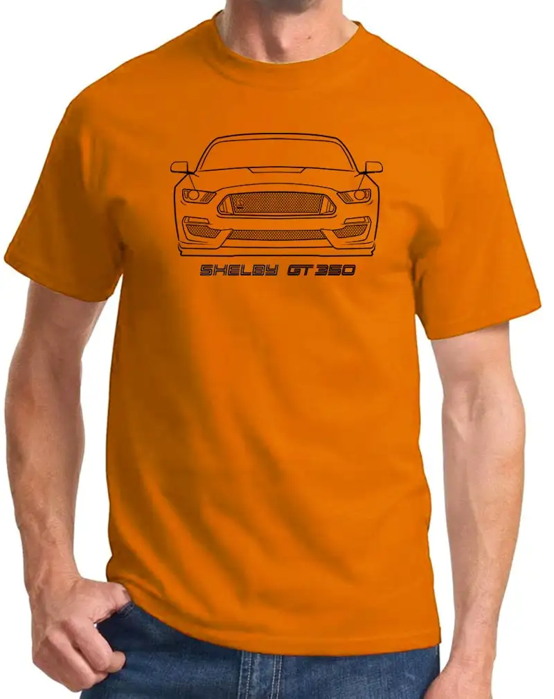 2016 20 Shelby Gt350 Mustang Stripe Delete Front End Profile Design T Shirt