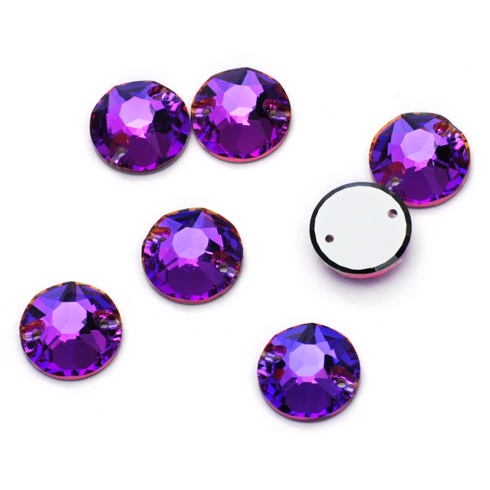 PUBRILEX Großhandel K9 Strass-Kanten mit Facetten XIRIUS Flache Aufnähsteine für Kleidung, Taschen, Glas, Nähsteine – Detail 11