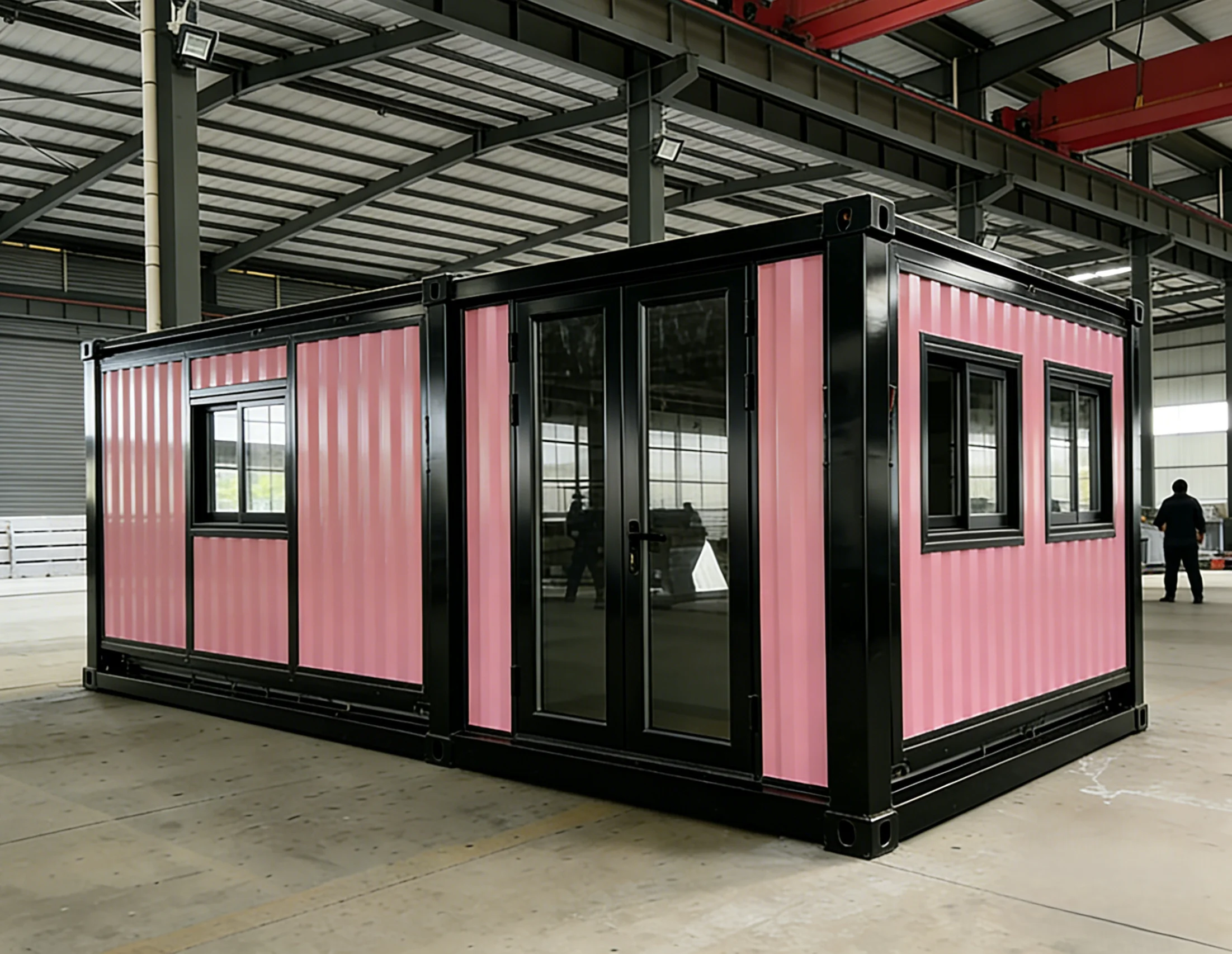 Waterproof Windproof Flexible Fast Assembly 20ft30ft40ft  for 3 bedroom 2 bathroom Container economic prefabricated houses