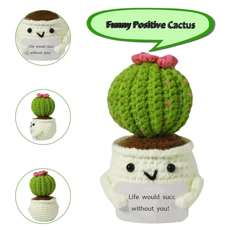 Handmade crochê vegetais e frutas boneca pingentes, Positive Energy Pack, Ornamentos