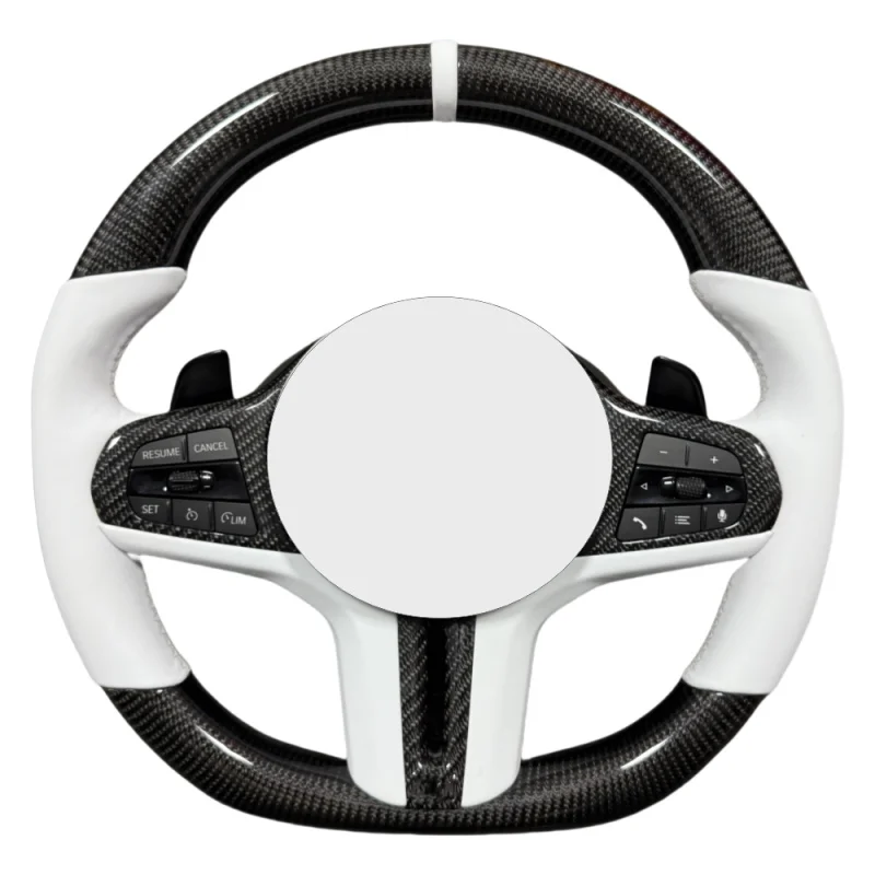 For BMW G Series G20 G28 G29 G30 G32 G15 G01 G02 G05 G06 G07 G38 G11 G12 M3 M4 M5 M6 M8 Custom Carbon Ciber Steering Wheel