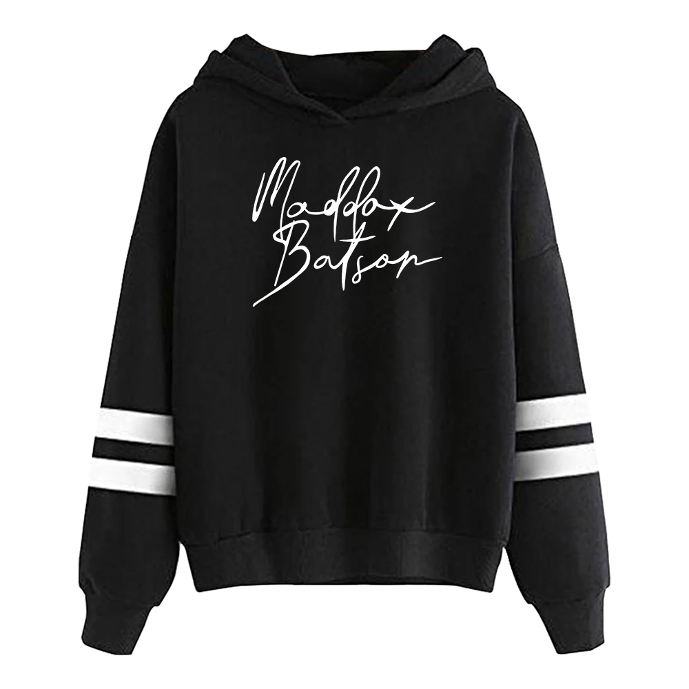 

Maddox Batson Signature Hoodie 2025 World Tour Pocketless Parallel Bars Sleeve Streetwear Women Men Hooded Sweatshirt