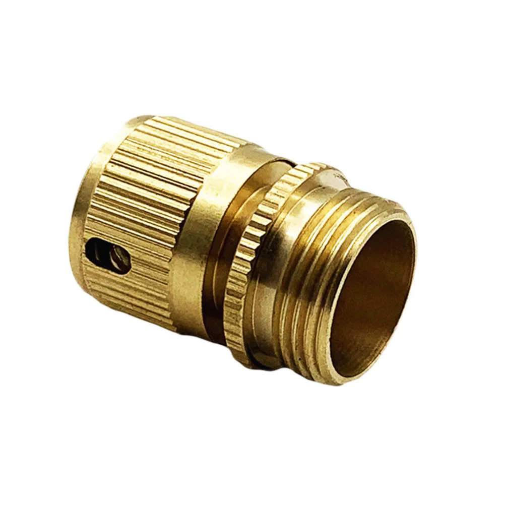 

3/4 Inch Outer Thread Water Connector Gasket Garden Hose Quick Connect Fitting For Power Washer Rv Boat Repair Connector