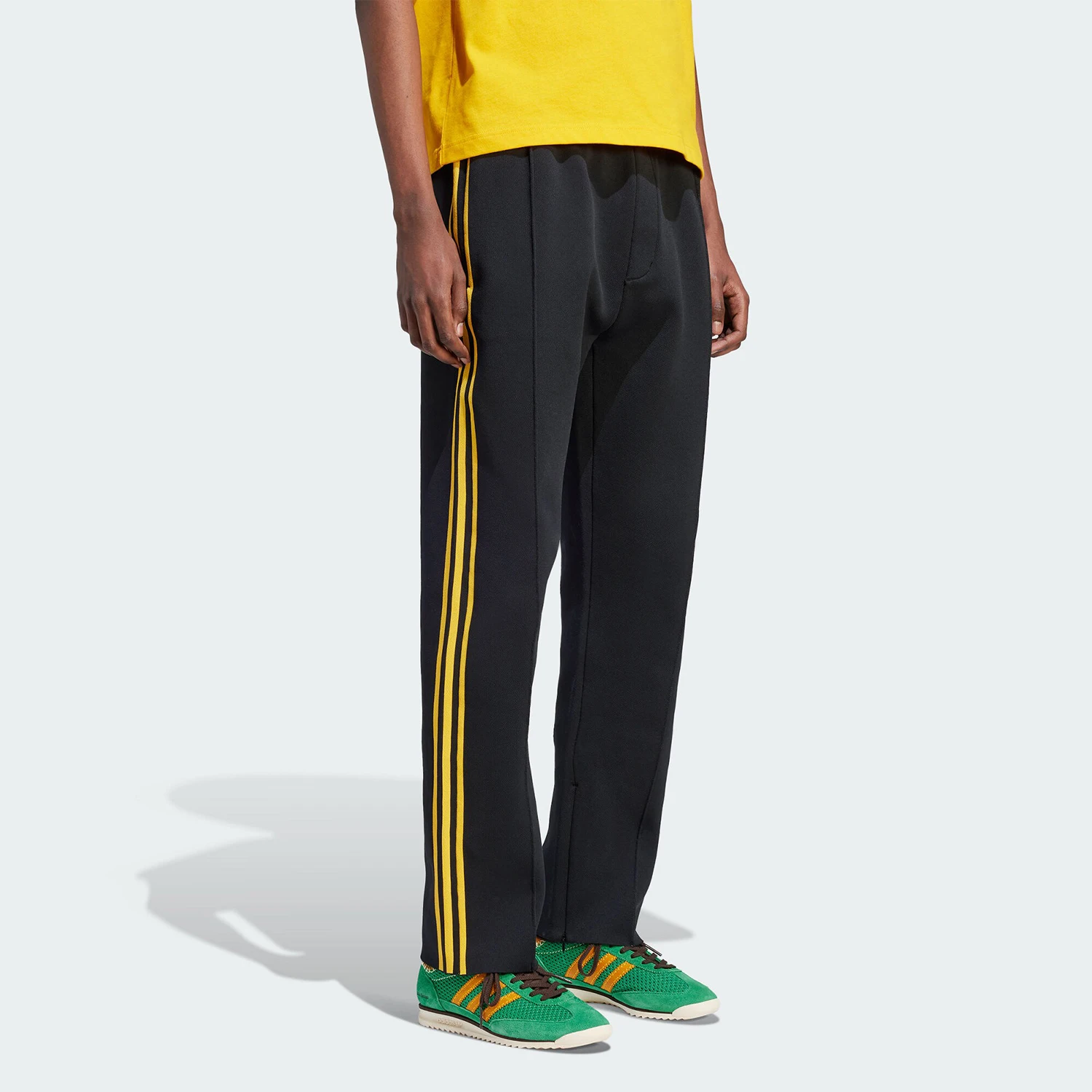 Adidas genuine clover men's striped classic straight casual pants IB3260