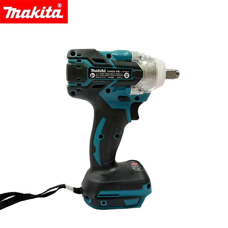 Makita DTW285 Brushless Cordless Impact Wrench, High Torque Rechargeable Electric Wrench Compatible with Makita 18V Batteries