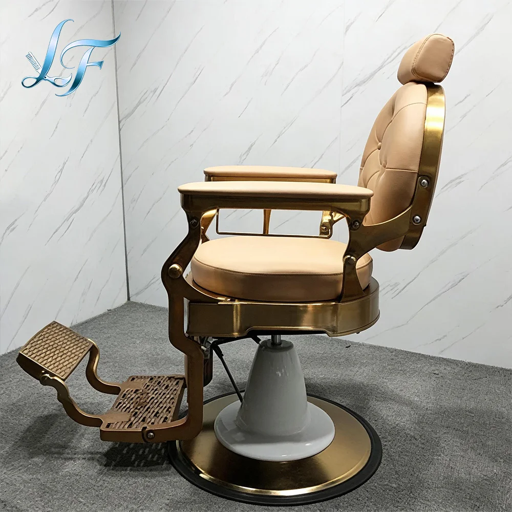 Heavy Duty Reclining Luxury Barber Chair Professional Furniture For Hair Beauty Salon And Barber Shop 5