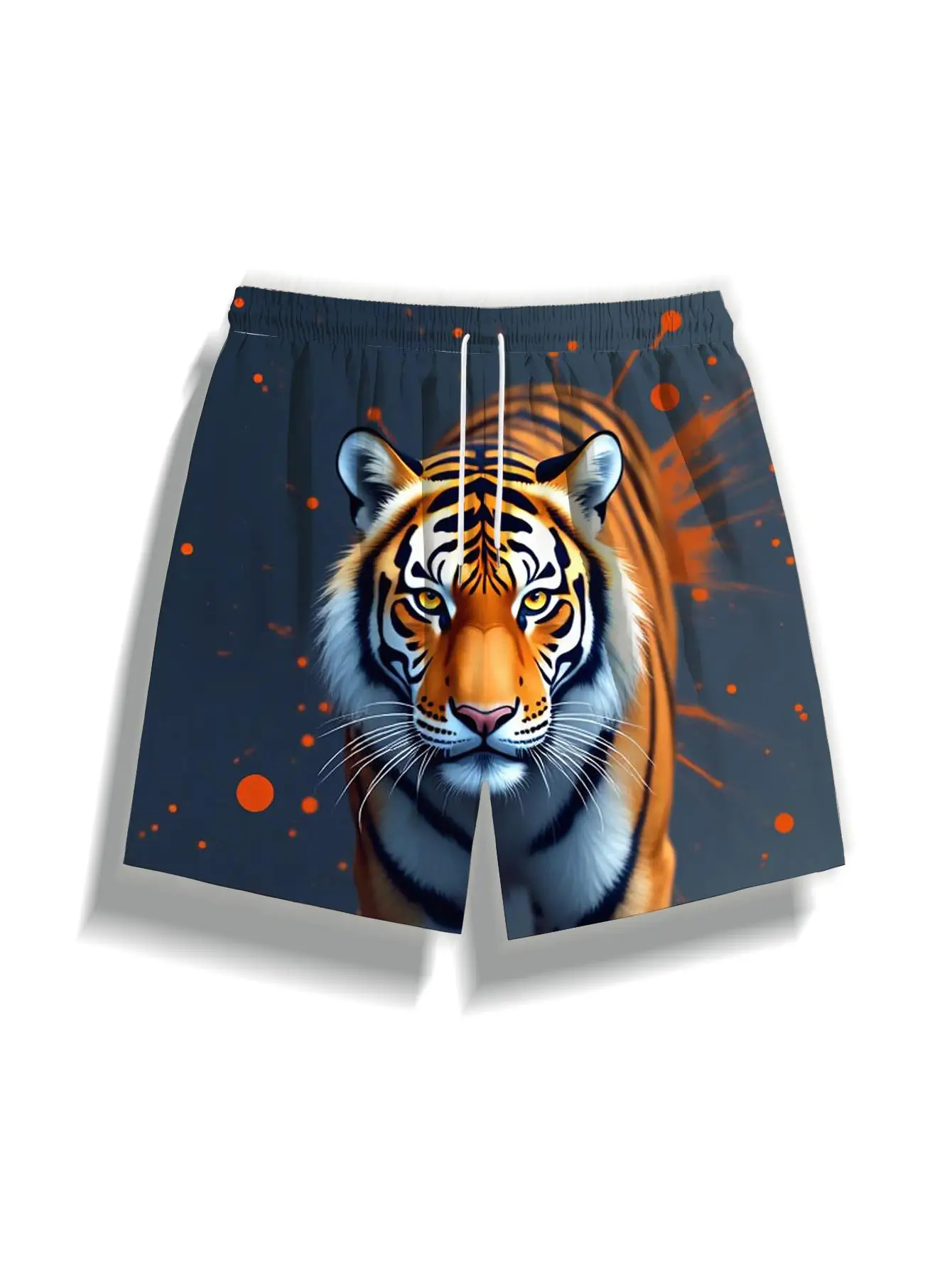 1pcs Men's Short swim trunks2026 Summer 3D Printed Short sleeve Pants Quick drying jogging men Breathable Polyester running