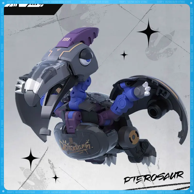 Disponibile Scatola atomica Serie di dinosauri Volare ding Trasformazione Giocattolo Piccola scala Action Figure Collezione di modelli Giocattolo Regalo