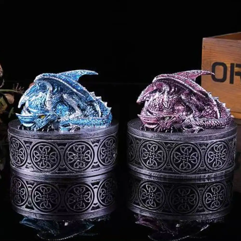 

Dragon Dice Box DND Dice Box Case for role play games players, for dungeons and dragon dice collection box