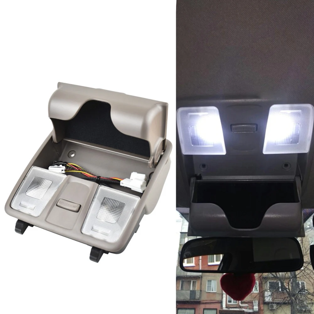 

Car Accessories Console Reading Light Assy Glasses Box Map Roof Light Fit For Elantra GT I30 IX25 2012-2016 Grey