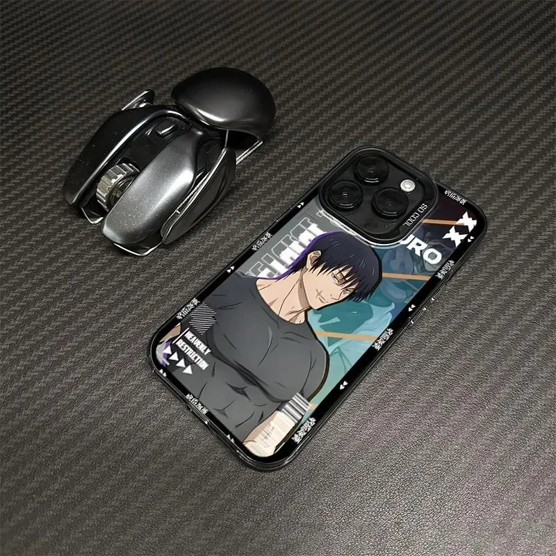 

Japanese anime tyrant Fushiguro Toji Gojo Satoru Soft Case protection for iPhone 16 15 14 13 12 11 14 Pro Max luxury hard cover