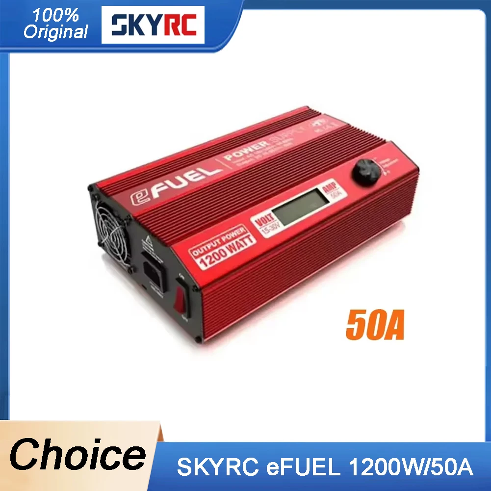 

SKYRC eFUEL 1200W 50A Regulated Power Supply 100-240V Universal for RC Helicopter Car Drone Battery Charger Hobby Tools
