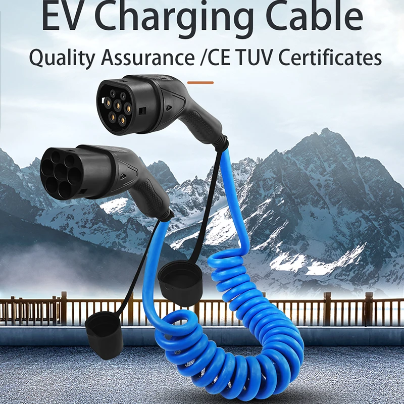 22KW  Certified EV Charging Cable New Condition with 32A 5M Current Made of Durable TPU Material