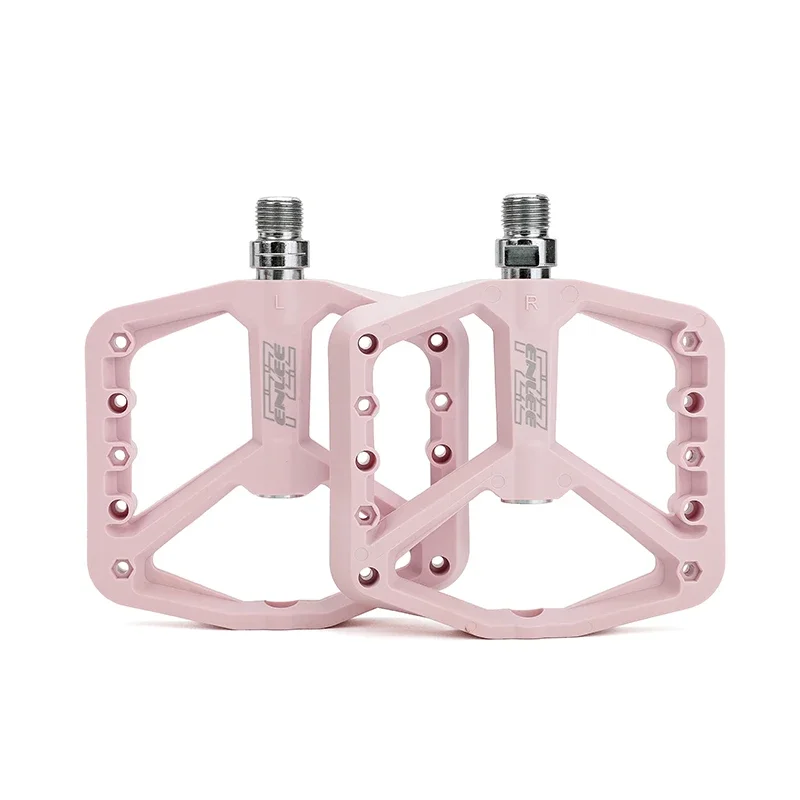 China Supplier ENLEE Colorful MTB/Road Flat Bike Pedals Oem Nylon fiber Mountain Bicycle Pedals