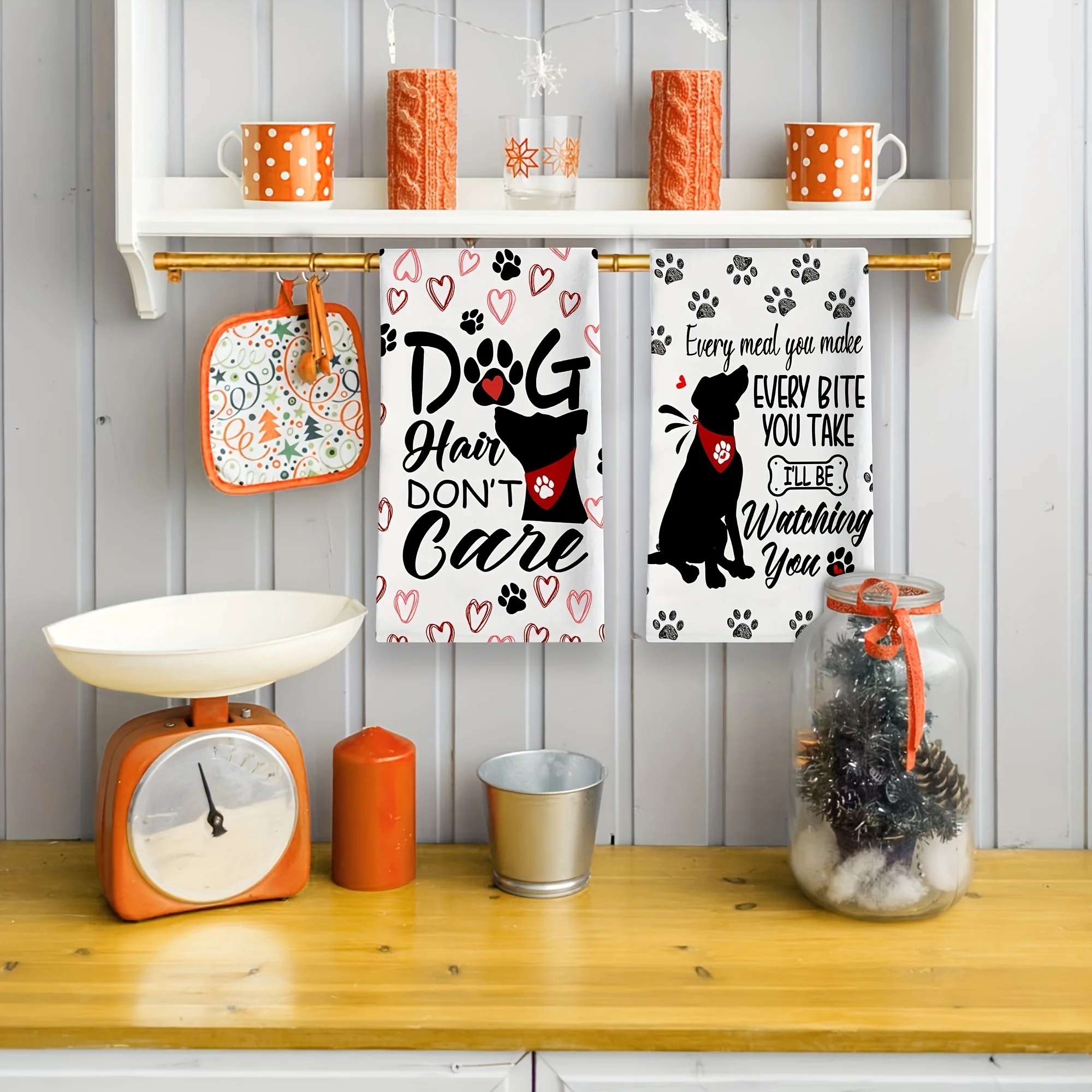 2-Pack Cute Animal Kitchen Tow - Home Textiles Towel Set ulasan dan harga