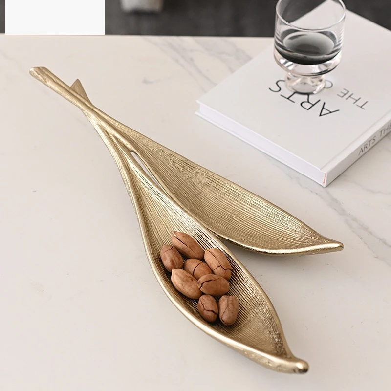 Imported metal pallets for gold leaves, living room study decoration ornaments, handicraft ornaments