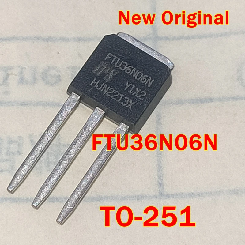 

1pcs to 100pcs FTU36N06N TO-251 New Original N-Channel 60 V (D-S) MOSFET