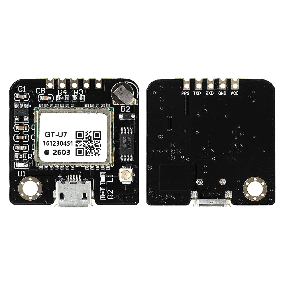GT-U7 GPS Satellite Positioning Module With EEPROM IPEX Antenna Interface High Sensitivity Low Power Compatible With NEO-6M
