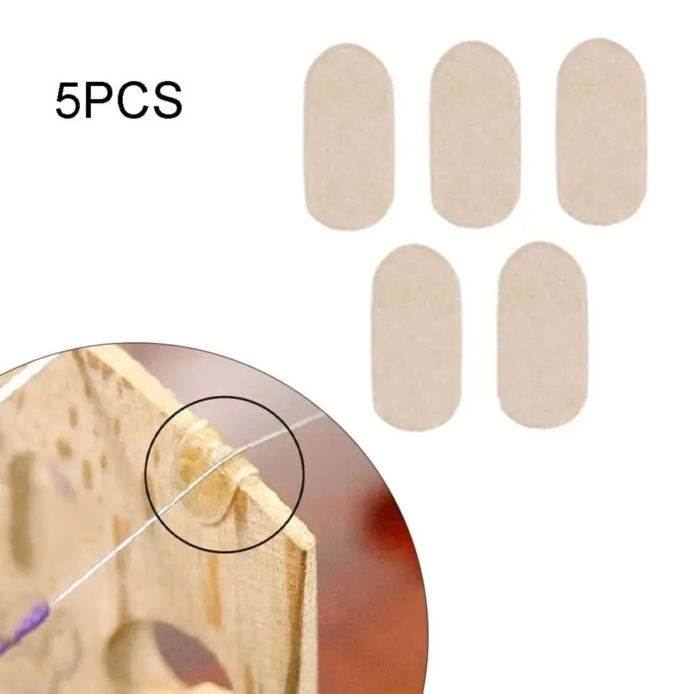 New 5/10Pcs Cello Bridge Parchment Protect E String String Protectors Parchment Instruments Parts Instruments Accessories Cello