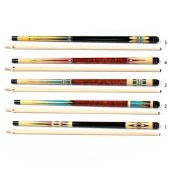 1/2-PC Canada Maple Wood 13mm Wooden Joint Carom Billiard Cue Stick