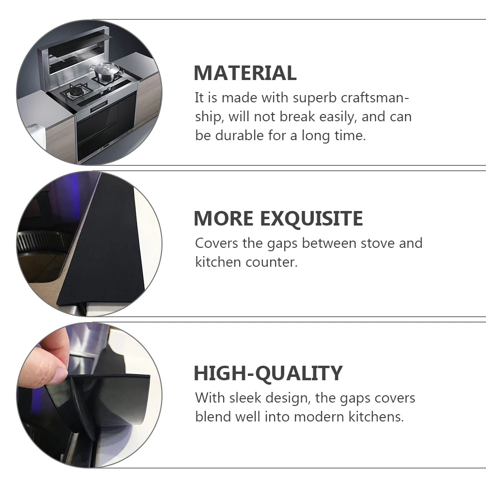 

Silicone Stove Oil-proof Sealing Strip Black Sink Gap Cover Kitchen Sealing Tape Tile Gaps Sticker Home Caulk Strip Non-slip