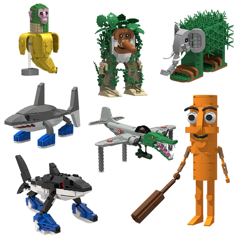 

AI Tung Tung Tung Sahur Building Block Toy Game Tralalero Tralala bombardiri crocod Building Blocks Birthday For Children Model