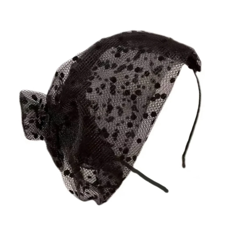 Chapéu fascinator contemporâneo para mulheres elegantes arcos faixa cabeça fantasia. Dropship