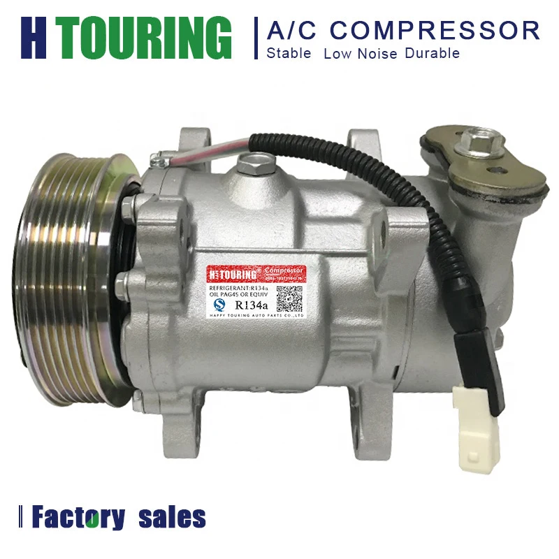 

AC Compressor for CITROEN Saxo/ Xsara/ Berlingo FIT PEUGEOT 306/106/ Partner 9616821580 0287907624 6453N1 6453GC Sanden 1400A