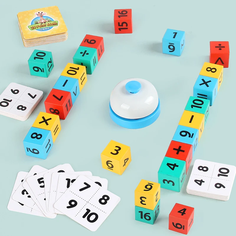 Cubos magnéticos de números em inglês para crianças, blocos de construção interativos de 2,5 cm, brinquedo de aprendizagem