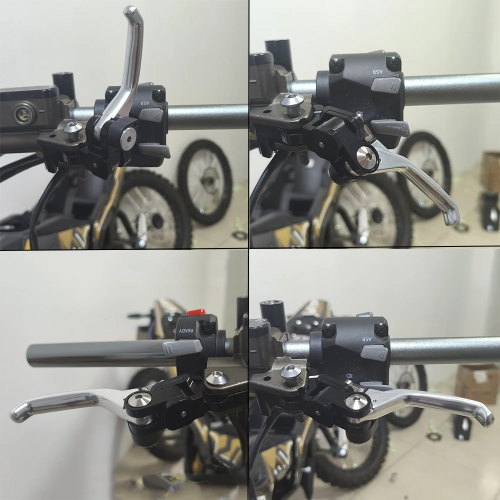 For Sur Ron Ultra Bee Surron Ultrabee Electric Dirt Bike Two Fingers Brake Levers Folding Drop-proof Forged Brake Handle
