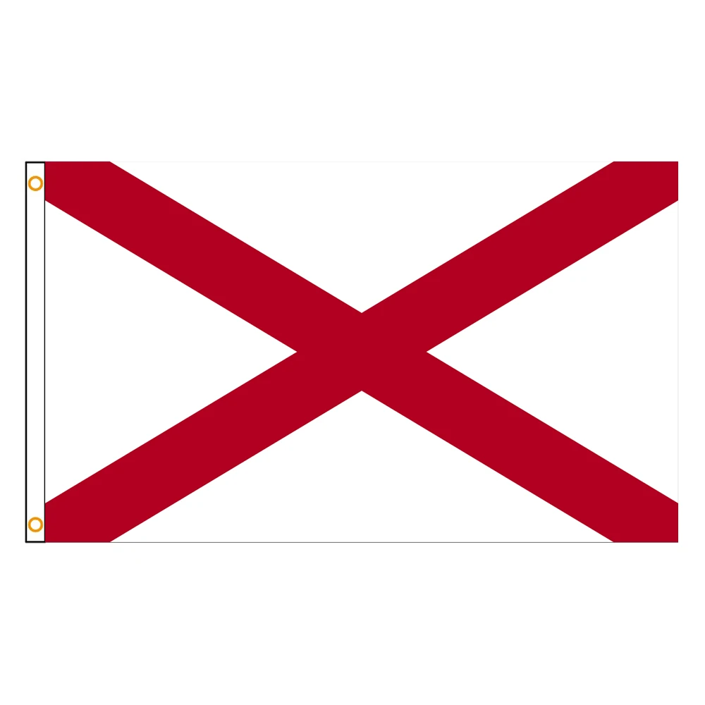 60×90 90x150 120×180CM Alabama Embiem Flag Polyester Printed Banner US state Tapestry For Decor