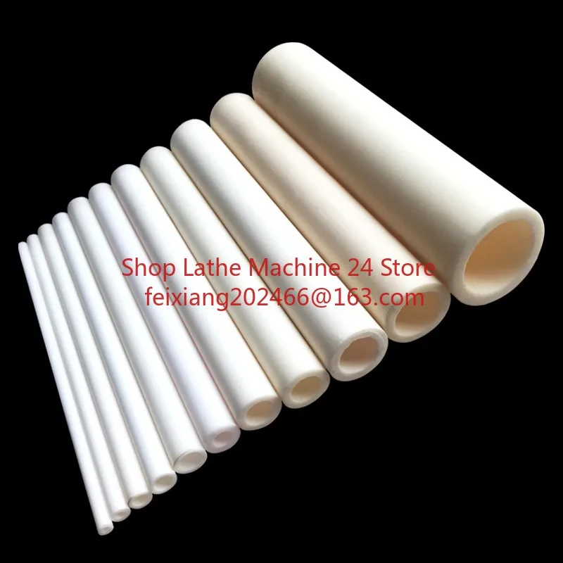 

1pcs 0.25mm to 20mm Alumina ceramic tube Hollow insulating hollow rod pipe Thermocouple protection tube 100mm length customize