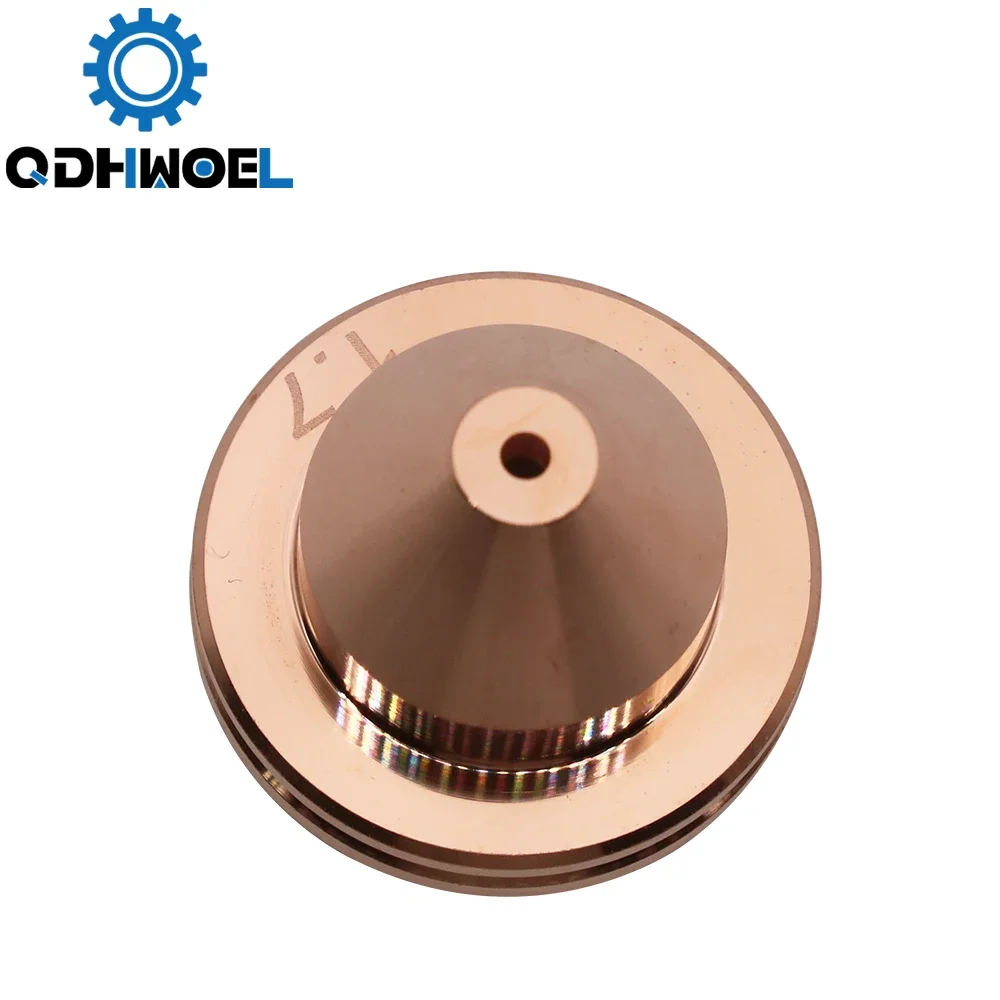 Imagem -03 - Qdhwoel-conexões de Bocal Laser de Camada Única Bocal de Corte a Laser de Fibra para Mitsubishi 10 Pcs por Lote