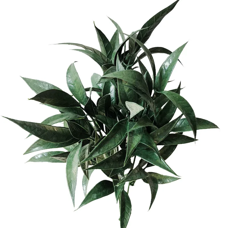 #￥Direct Factory Sale Jumei Brand New V0 Level Fire Retardant Outdoor Anti-UV Small Green Plastic Olive Tree Artificial Plant