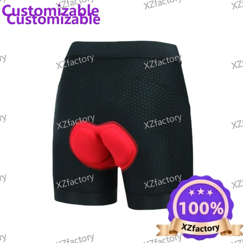 Women's Outdoor Cycling Shorts with Padded Seat Cushion, Breathable Quick-Dry Cycling Underwear for Mountain & Road Biking