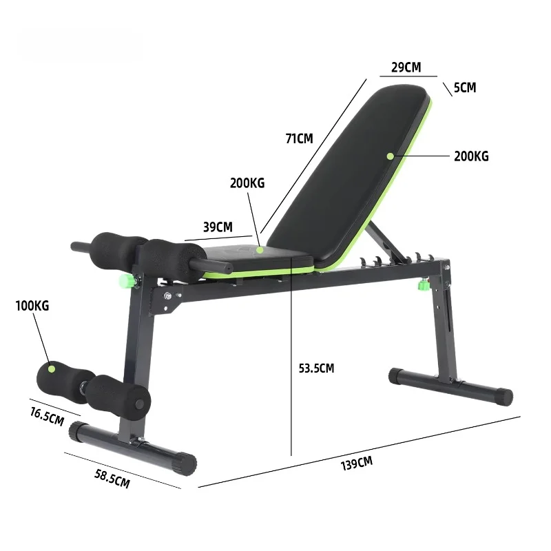 Gym Fitness Equipment New Style Adjustable Sit up Bench with Cable Driven Weight Stacks Dumbbell Weight Lifting Bench