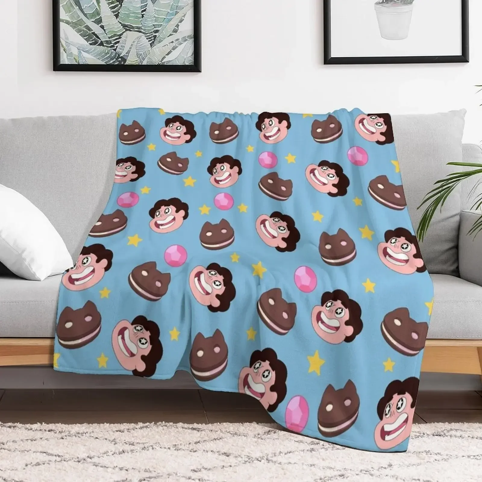 

Steven Universe pattern Throw Blanket Multi-Purpose for winter Thermal Blankets