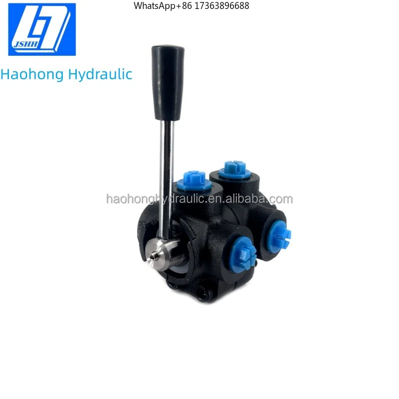 Haohong DF 6 VIE 3/8 6 Way Hydraulic Diverter Valve 60 L/min G 3/8 Open Center 300 Bar 1 Year Warranty