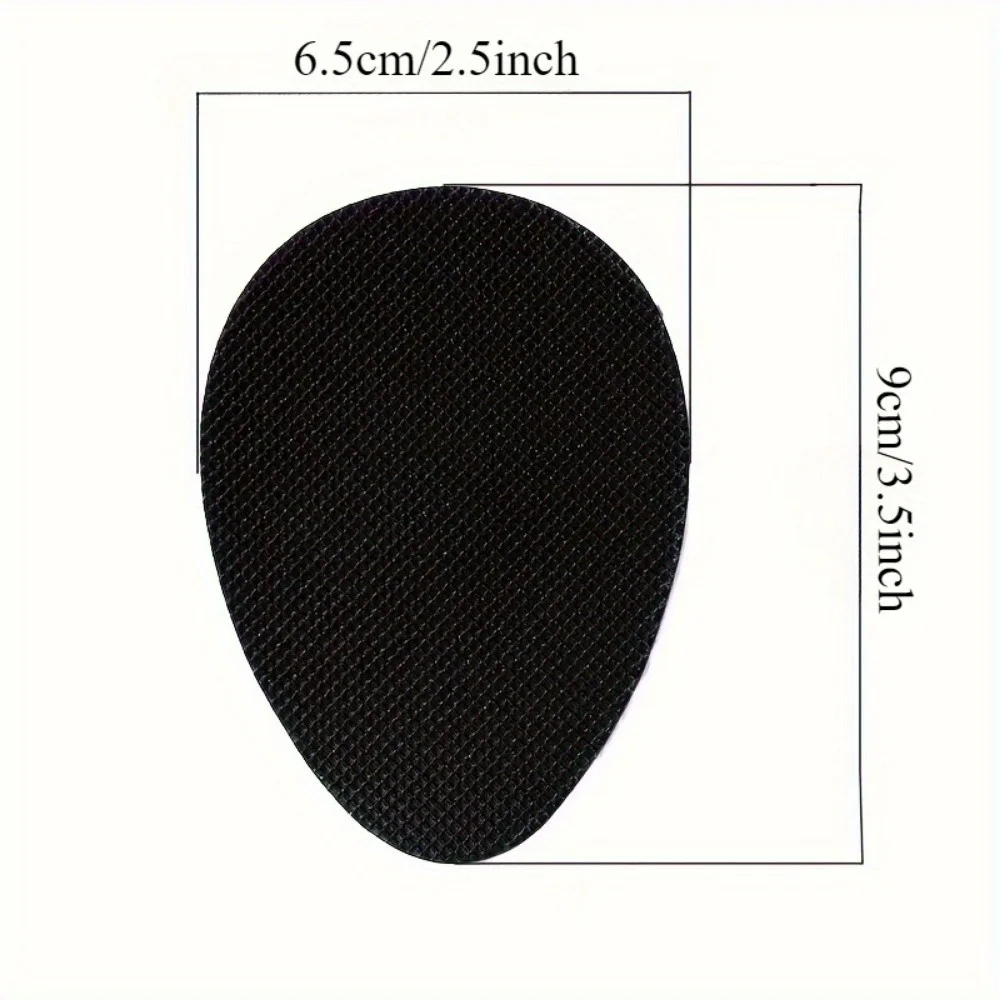 5 أزواج من الملصقات النعلية المضادة للانزلاق، وسادات نعل الأحذية ذاتية اللصق المقاومة للاهتراء، مناسبة للكعب العالي