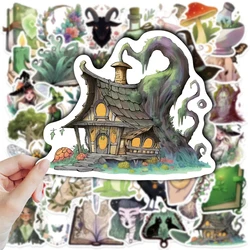 10/30/50PCS Forest Magic Witch Varied Stickers for Kids Cool DIY Skateboard Stationery Car Decoration Cartoon Aesthetic Sticker
