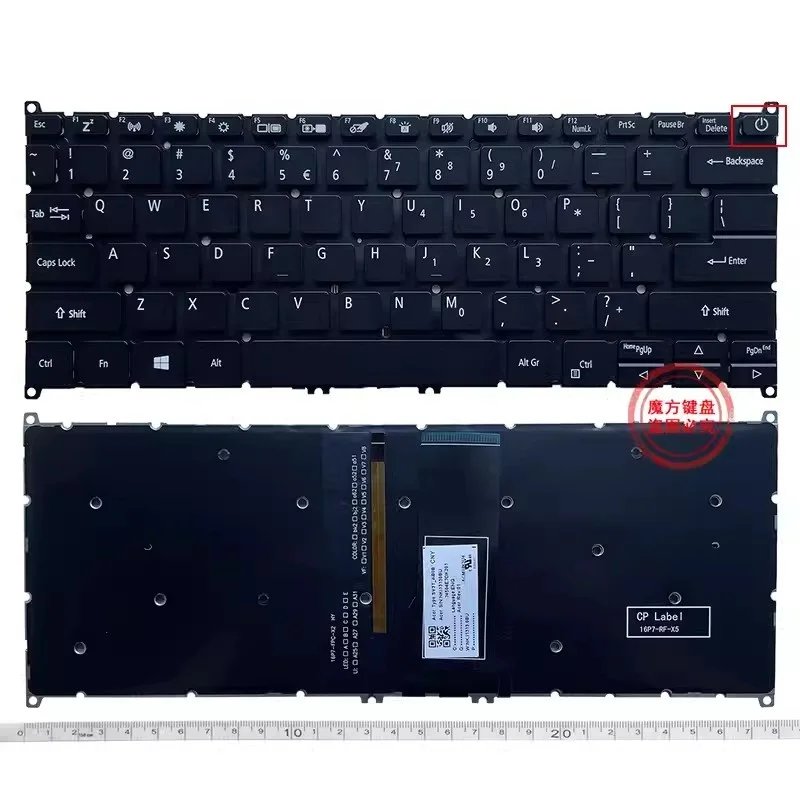 

New US Keyboard for ACER Swift3 A314 A314-35-C3GV N20Q1 N20C4 N20H2 N20H3 Laptop Backlight Keyboard