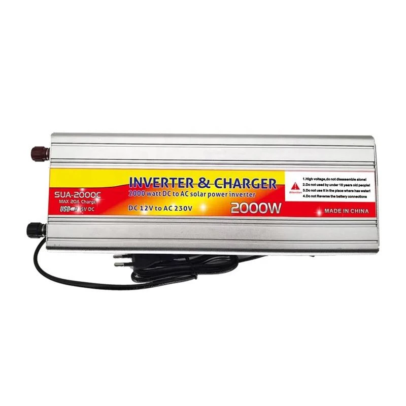 Inverter Car Converter DC 12V AC 220V 3000W 2000W 1000W USB Charger Battery Charger Function UPS Inverter 50Hz