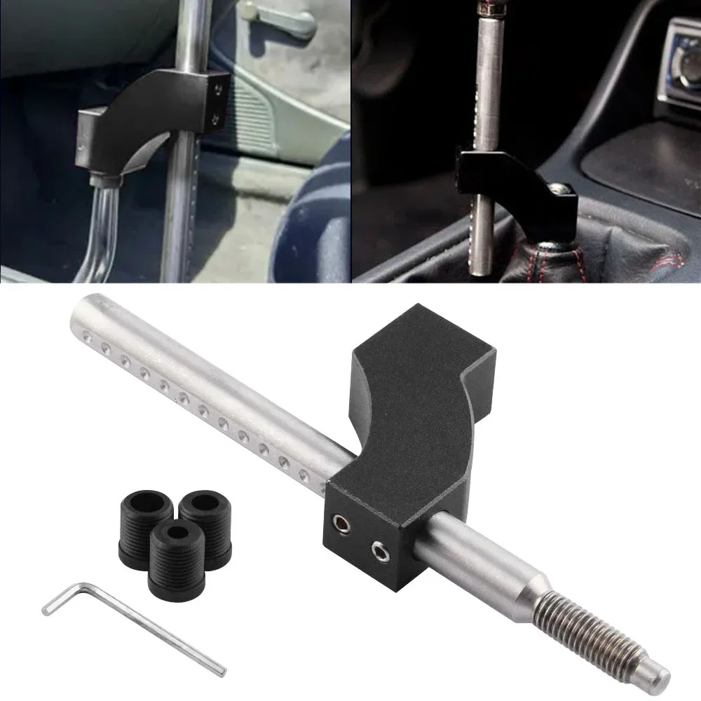 Universal Height Lever Extension Car Gear Shifter Extender Adjustable Gear Shift Knob Extender With Adapters Car Accessory