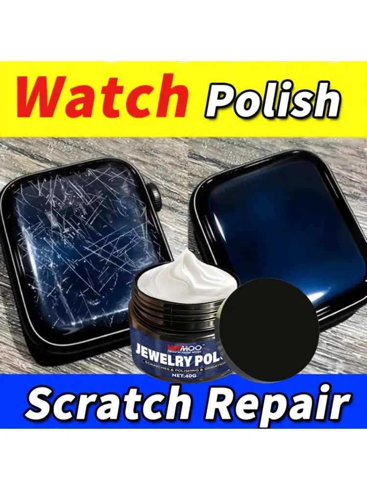 

Крем для ремонта царапин для полировки часов — удаляет царапины и окисление, восстанавливает блеск в металлические рамки, нержавеющая сталь